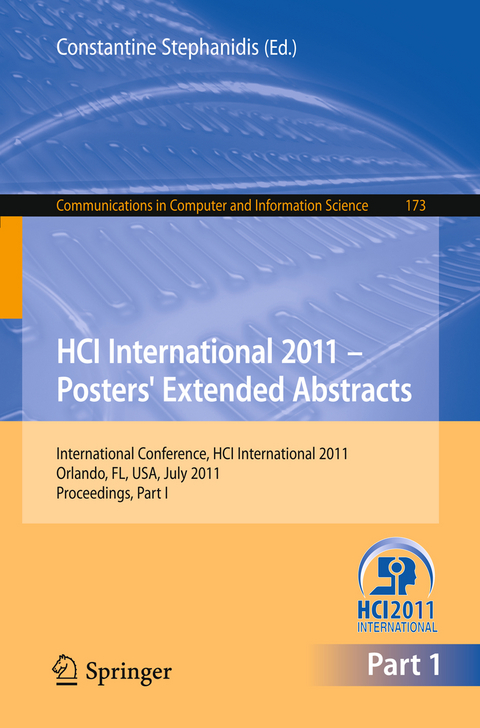 HCI International 2011 Posters' Extended Abstracts - 