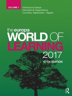 The Europa World of Learning 2017 - 