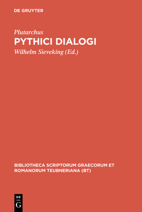 Pythici dialogi -  Plutarchus