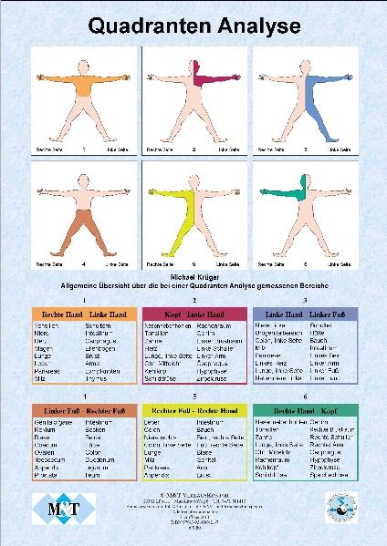 Die Quadrantenanalyse in der Elektroakupunktur- und Resonanztherapie  (Poster, DIN A3) - Michael Krüger