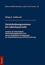 Vereinfachungsformen im Lohnsteuerrecht - Philipp A. Stallknecht