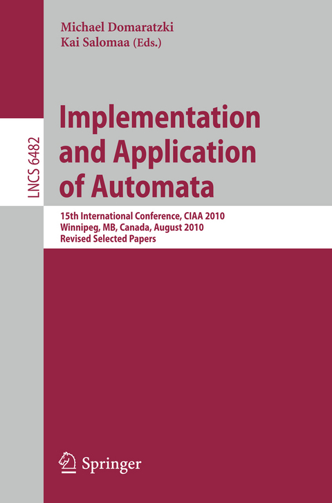 Implementation and Application of Automata - 