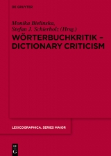 Wörterbuchkritik - Dictionary Criticism - 