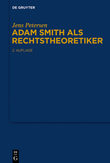 Adam Smith als Rechtstheoretiker -  Jens Petersen