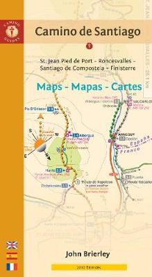 Camine De Santiago Maps - 4th Edition - John Brierley