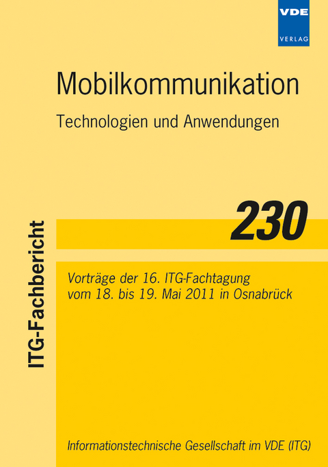 ITG-Fb. 230: Mobilkommunikation - 