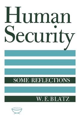 Human Security - W.E. Blatz