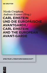 Carl Einstein und die europäische Avantgarde/Carl Einstein and the European Avant-Garde - 