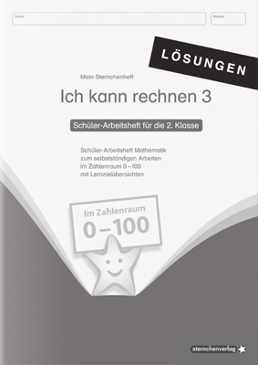 Ich kann rechnen 3 Lösungsheft - Mein Sternchenheft für die 2. Klasse - Katrin Langhans