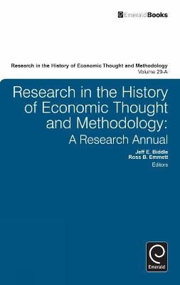 Research in the History of Economic Thought and Methodology - 