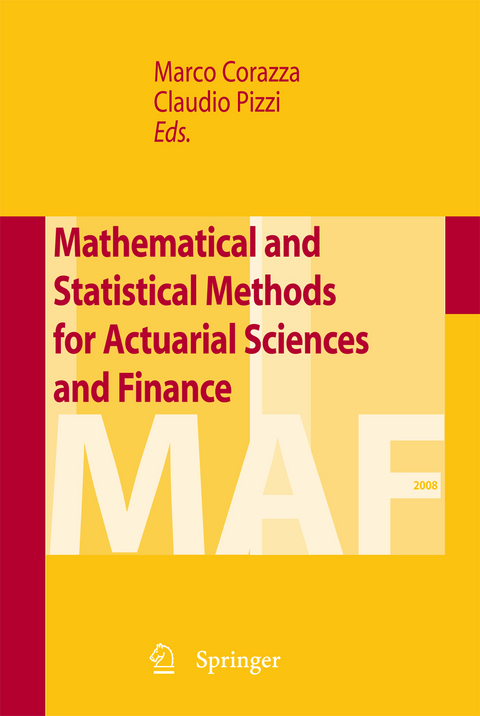 Mathematical and Statistical Methods for Actuarial Sciences and Finance - 