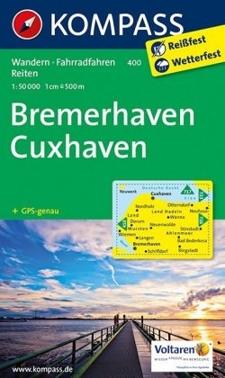 KOMPASS Wanderkarte Bremerhaven - Cuxhaven - 