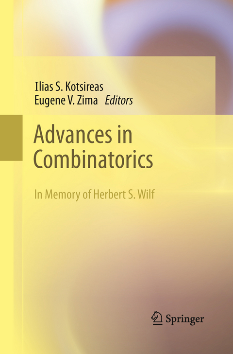 Advances in Combinatorics - 