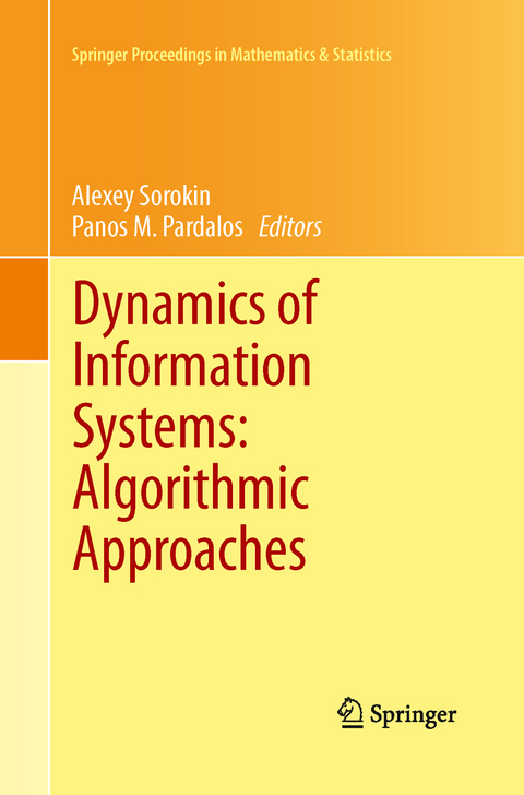 Dynamics of Information Systems: Algorithmic Approaches - 