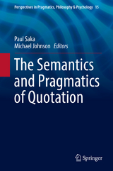 The Semantics and Pragmatics of Quotation - 