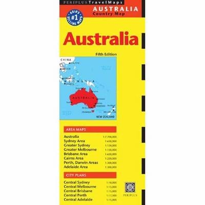 Australia Travel Map - Periplus Editors