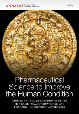 Pharmaceutical Science to Improve the Human Condition - 