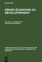 Le concept de sous-développement