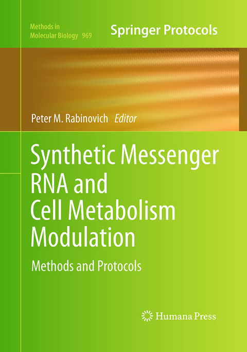 Synthetic Messenger RNA and Cell Metabolism Modulation - 