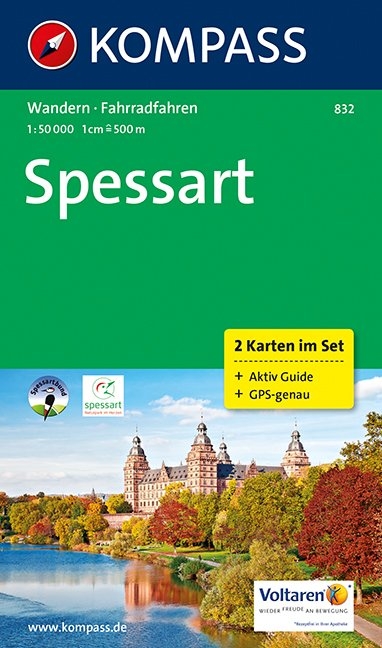 KOMPASS Wanderkarte Spessart - 