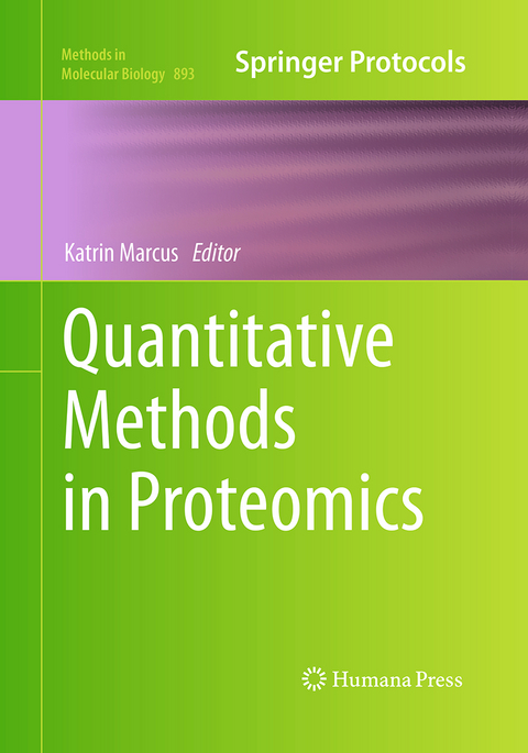 Quantitative Methods in Proteomics - 