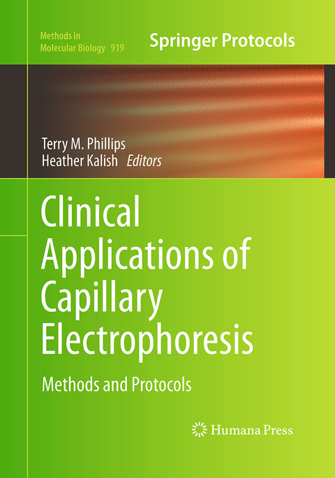 Clinical Applications of Capillary Electrophoresis - 