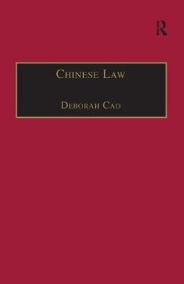 Chinese Law - Deborah Cao