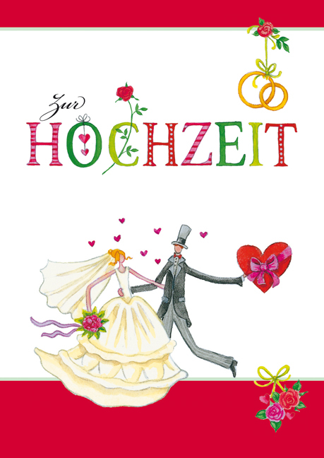 Glückwunschkarte „Zur Hochzeit“