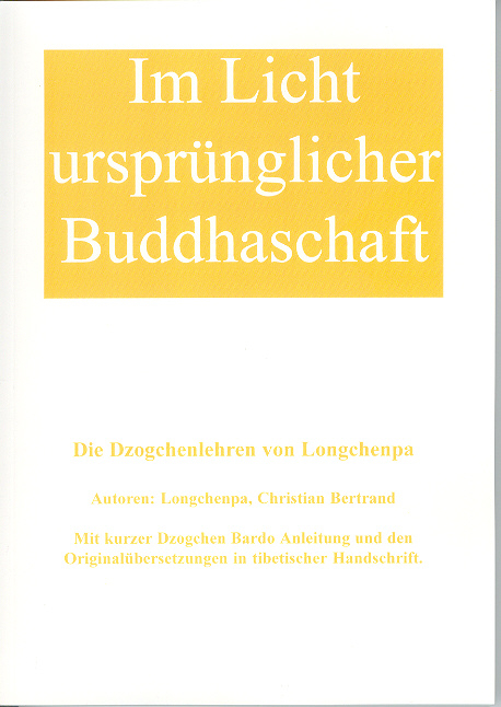 Im Licht ursprünglicher Buddhaschaft - Christian Bertrand