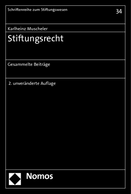 Stiftungsrecht - Karlheinz Muscheler