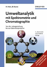 Umweltanalytik mit Spektrometrie und Chromatographie - Hubert Hein, Wolfgang Kunze