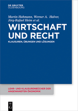 Wirtschaft und Recht - Martin Hahmann, Werner Halver, Jörg-Rafael Heim, Jutta Lommatzsch, Manuel Teschke, Michael Vorfeld