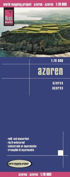 Reise Know-How Landkarte Azoren (1:70.000) - Reise Know-How Verlag Reise Know-How Verlag Peter Rump