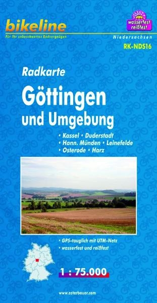 Radkarte Göttingen und Umgebung (RK-NDS16) - 