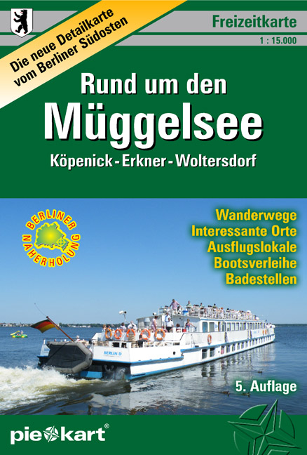 Freizeitkarte Rund um den Müggelsee 1 : 15.000