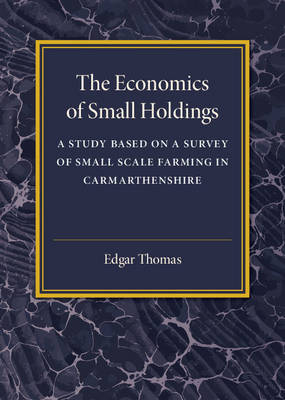 The Economics of Small Holdings - Edgar Thomas