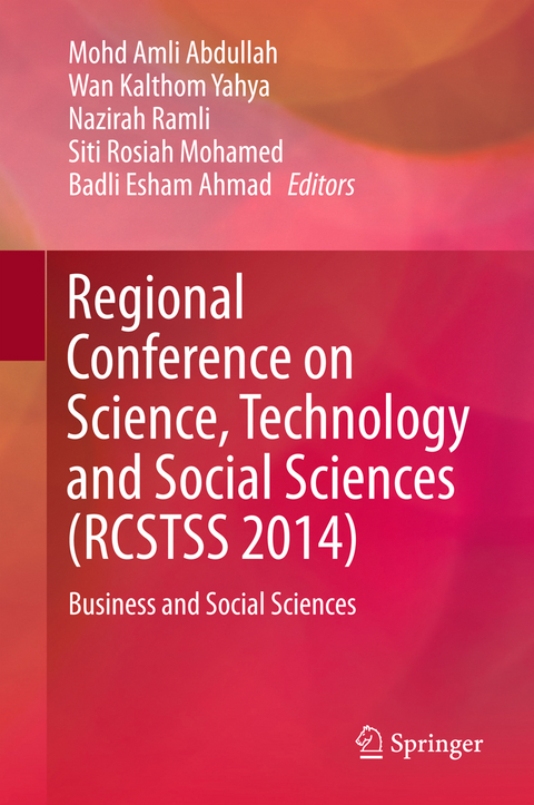 Regional Conference on Science, Technology and Social Sciences (RCSTSS 2014) - 