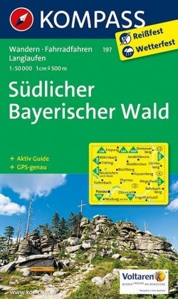 KOMPASS Wanderkarte Südlicher Bayerischer Wald - 