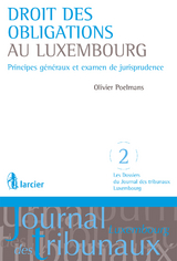 Droit des obligations au Luxembourg - Olivier Poelmans