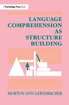 Language Comprehension As Structure Building - Morton Ann Gernsbacher