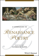 A Companion to Renaissance Poetry - 