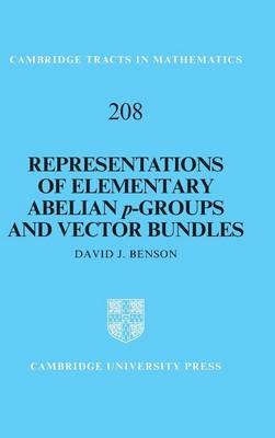 Representations of Elementary Abelian p-Groups and Vector Bundles - David J. Benson