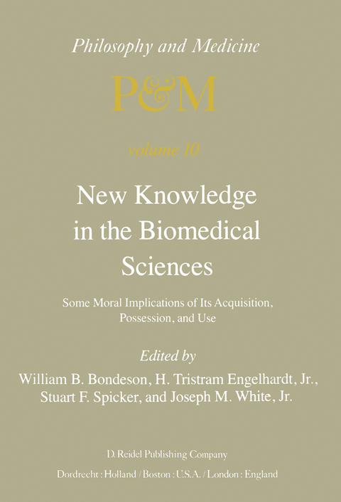 New Knowledge in the Biomedical Sciences - 