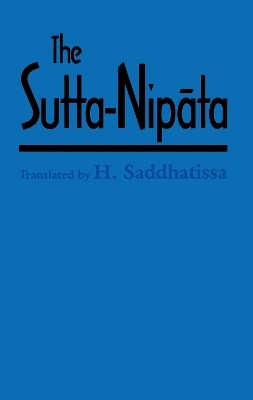 The Sutta-Nipata - H. Saddhatissa