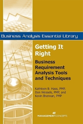 Getting It Right - Kathleen B Hass, Don Wessels, Kevin Brennan