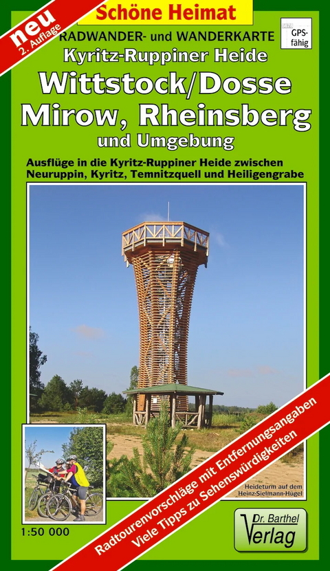 Kyritz-Ruppiner Heide, Wittstock/Dosse, Mirow, Rheinsberg und Umgebung