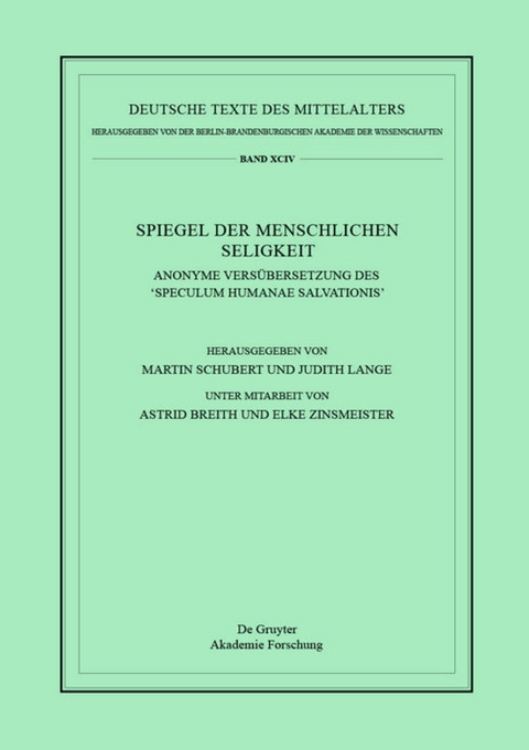 Spiegel der menschlichen Seligkeit - 