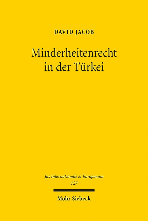 Minderheitenrecht in der Türkei - David Jacob