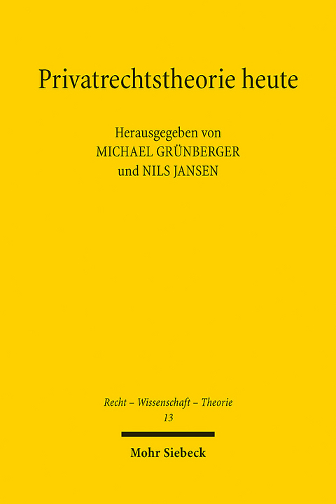 Privatrechtstheorie heute - 