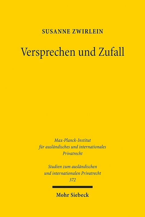 Versprechen und Zufall - Susanne Zwirlein